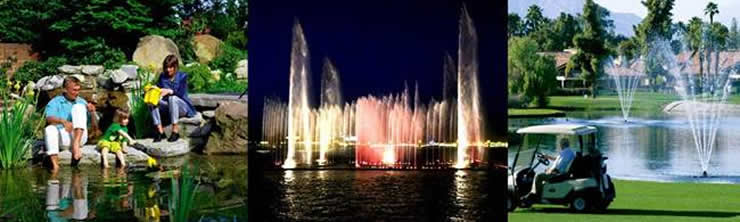 Beautiful ponds and lakes are a valuable asset and provide a relaxing setting.