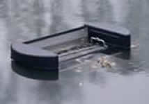 Floating Lake Skimmer for extraction of pond and lake surface debris