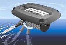 Floating Surface Aerator, designed to increase dissolved oxygen content in lakes and ponds.