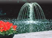 Water Spray rings - multiple water jet fountains